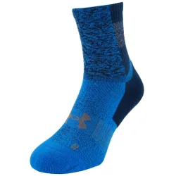 Mens 1-Pack Dry Run Blue Crew Socks - Size Small