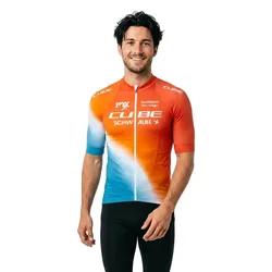 Maglia A Maniche Corte Road/xc X Factory Racing Blue / Orange