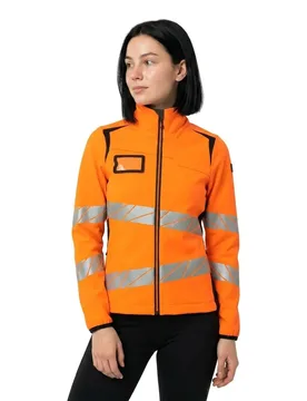 Veste Softshell Accelerate Safe 19012 Hi-Vis Orange / Dark Navy 3XL - MASCOT - FashionsVida