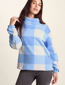 Women's 'March' Microfleece Pullover Sweatshirt in Light Blue Size: 10 - Light Blue - Size: 10 - TOG24 - FashionsVida