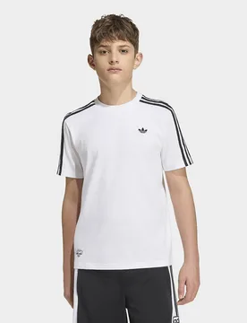 T-shirt Con Grafica Dalla Vestibilità Ampia - Bianco, bianco bianco Bambino taglia 13-14Y - Adidas - FashionsVida
