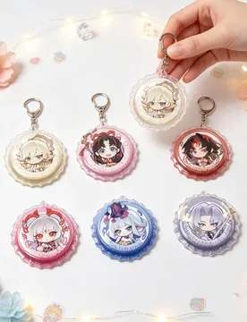 Bag charm - Game Onmyoji Acrylic Keychain Bag pendant character merchandise Shiranui Charm Fans Gifts DIY creative ornaments 6cm - Aliexpress - FashionsVida