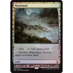Wasteland (Zendikar Expeditions Full Art foil) Masterpiece Series - Zendikar Expeditions
