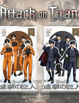Attack on Titan Eren Levi 15cm Acrylic Stand Keychain Prison Uniform Group Tabletop Ornament Desk Room Decor Itabag Figure Gift - Aliexpress - FashionsVida