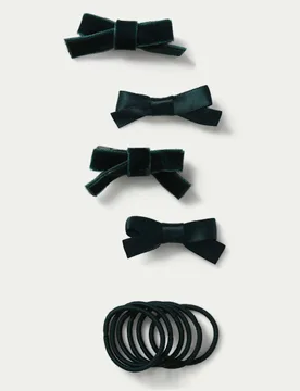Back To School Green Bow Multipack Green Female - M&S - FashionsVida