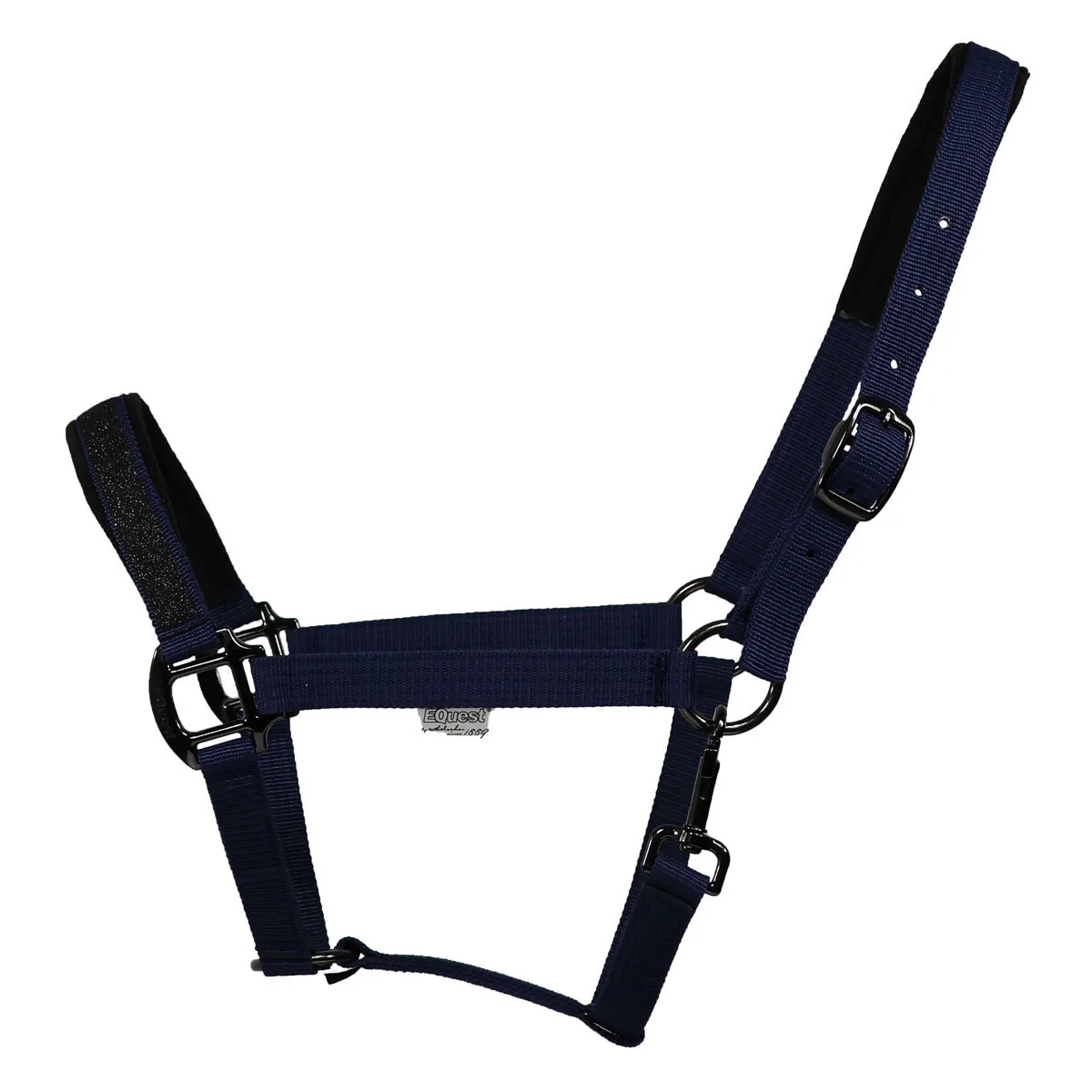 Halfter UNO PLUS Royal Glitter, navy Pony - Equest - FashionsVida