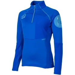 Ragger 1/2 zip w forro polar mujer Azul (M)