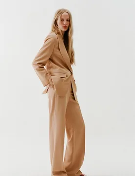 Sfera - Pantalon traje camel - Sfera - FashionsVida