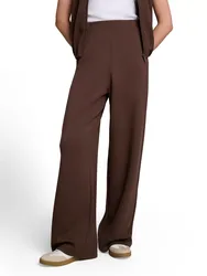 Scuba wide leg pants female