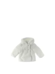 Finta pelliccia cappuccio BIANCO 072/9M