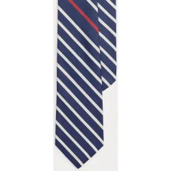 Corbata de hombre de seda repp con rayas