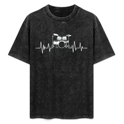 Drums heartbeat Drummer lover drummers T-Shirt Holiday Vacation Tee Shirt