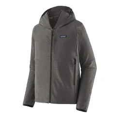 R1 TechFace Hoodie Fleecejacke L Forge Grey