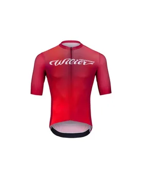Maglia bici ciclismo uomo AURORA CHERRY RED - Wilier - FashionsVida