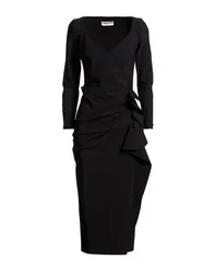Midi-Kleid Damen Schwarz 32,38,44 Damen