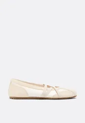 Extra-flexible Sneakerinas mit Riemen NATUR 37