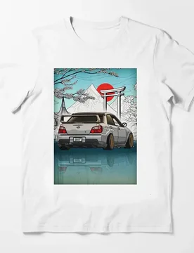 Japanese Sunrise Impreza WRX STi Blob Eye Essential T-Shirt New Summer Men Short Sleeve Funny Car Sport White Casual Boy Tee - Aliexpress - FashionsVida