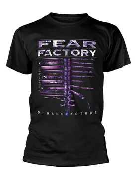 T-Shirt - Demanufacture - S - für Männer - Größe S - schwarz - Lizenziertes Merchandise! - Männer - male - Fear Factory - FashionsVida