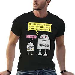 OK Boomer Robot T-Shirt rapper graphic tees funny costumes funny t shirts for men