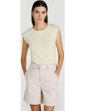 Top de mujer sin mangas, escote redondo y corte recto - Vila - FashionsVida