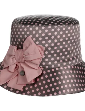 Dots Bucket Cloth Hat by - grey - Damen - Size: One Size - Lierys - FashionsVida