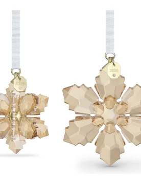 Annual Edition Set Decorazioni Festive 3D 2026, Tonalità oro OS - Swarovski - FashionsVida