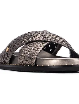 Sandalias planas de mujer de piel - Carmela - FashionsVida
