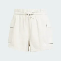 Short Essentials Small Logo French Terry Cargo L Beige / White