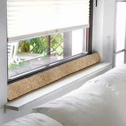Fenster-Zugluftstopper braun 3