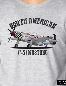 North American P-51 Mustang Fighter T-Shirt. Summer Cotton Short Sleeve O-Neck Mens T Shirt New S-3XL - Aliexpress - FashionsVida