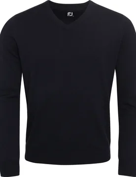 Pullover Wool Blend V-Neck, navy 3xl - FootJoy - FashionsVida