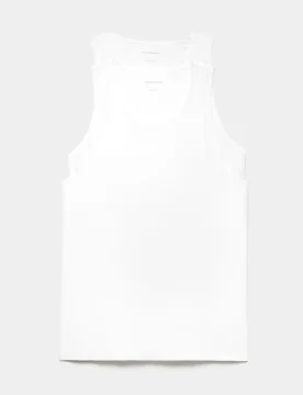 Pack Body Invisibles™ Stretch Sleeveless Vests White male - Autograph - FashionsVida