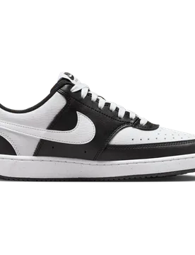 Court Vision Women's Sneakers - Black - Size 8 - Mesh/Synthetic - Black - Size: 8 - Nike - FashionsVida