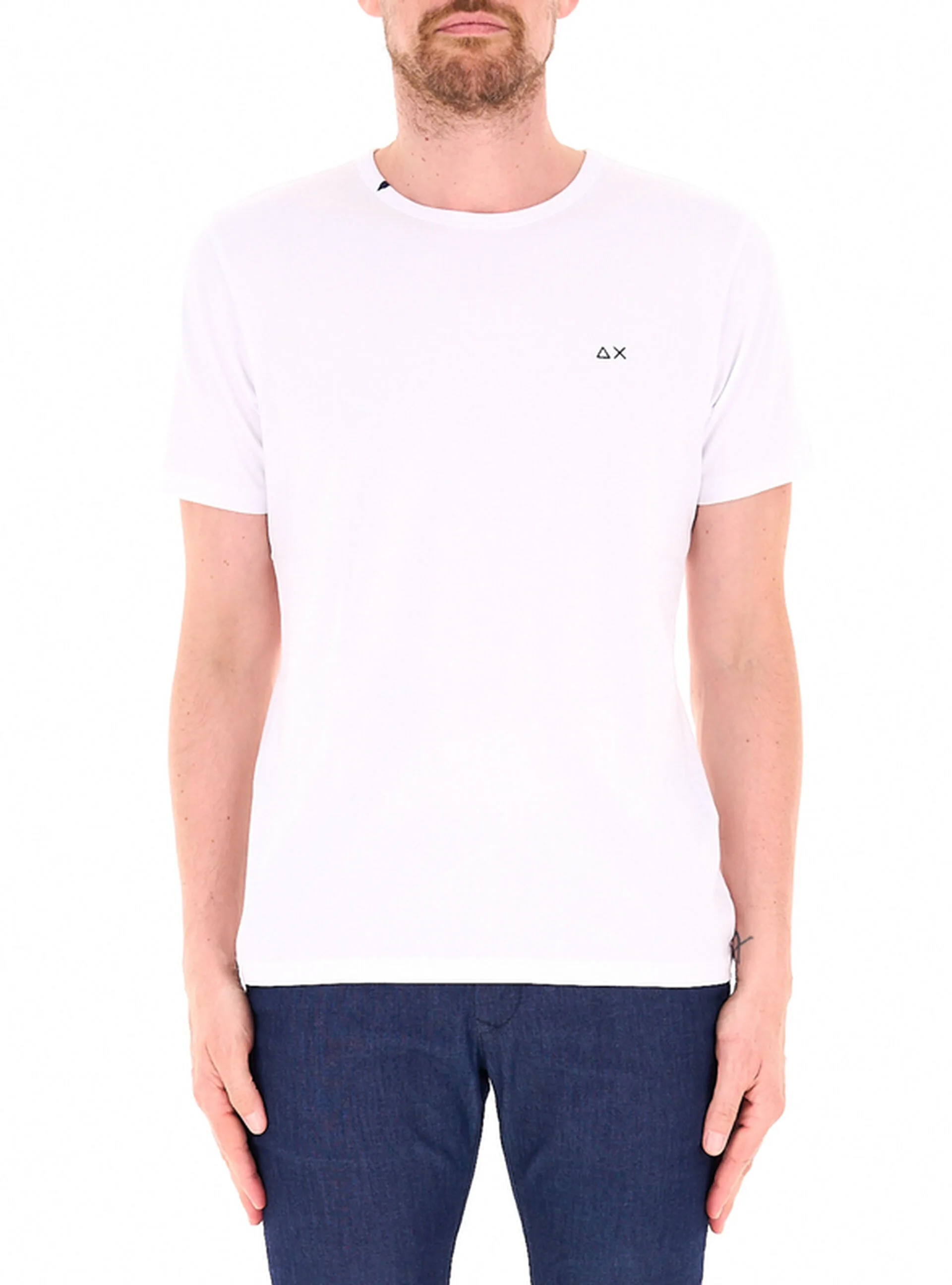 SUN68 T-shirt girocollo BIANCO S - Sun68 - FashionsVida