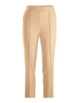 Bequem-Schlupfhose 7/8 „Elegant“ beige S Damen - wedolina - FashionsVida