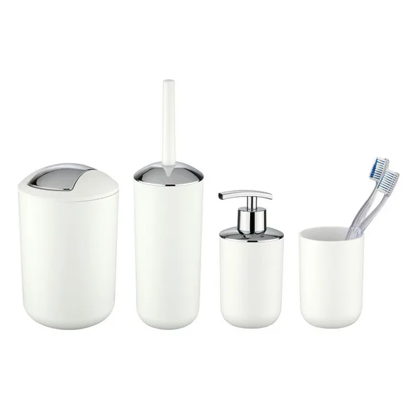 Bad-Accessoire-Set "Brasil" Weiß 4-tlg - WENKO - FashionsVida