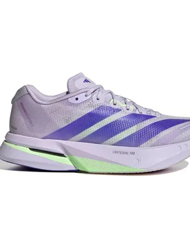 Adizero Boston 13 Running Shoes Purple Tint / Solar Purple / Green Spark UK 8.5 Women - Adidas - FashionsVida