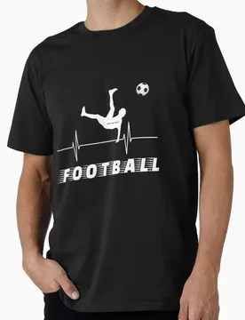 Football - soccer ...sport that connects Funny Gift T shirt 100% cotton Short sleeve Graphic clothes US Size Tops S-6XL - Aliexpress - FashionsVida