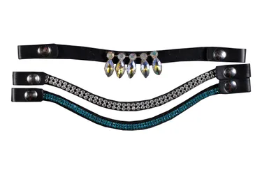Stirnbänder (3er Set) HOBBY HORSING blau/silber