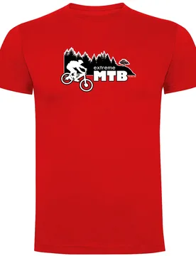 Maglietta A Maniche Corte Extreme Mtb Red - Kruskis - FashionsVida