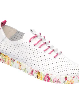 Leder-Sneaker „Hanna“ weiss 39 Damen - wonderwalk - FashionsVida