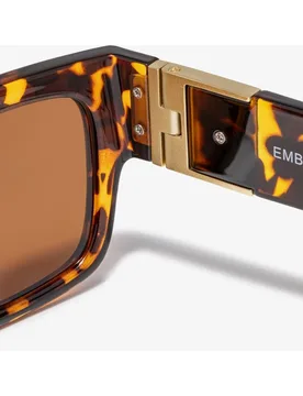 Gafas de sol unisex con forma rectangular emblem sq - D.Franklin - FashionsVida