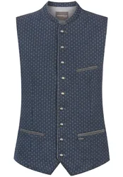 Trachtenweste Livio (blau, Gr. 58) von Classics für Herren, Oberteile, 100% Polyester