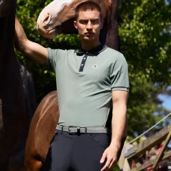 Herren Poloshirt KLLorenzo, green agave XL