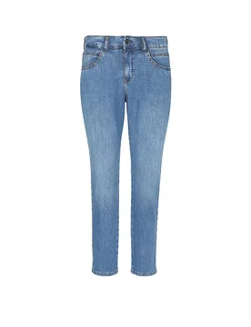 Jeans Slim Fit 7/8 blau 44/L27 Damen - Mac - FashionsVida