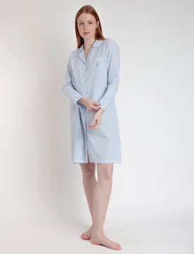 Camisón largo de mujer de tela popelín - Admas - FashionsVida