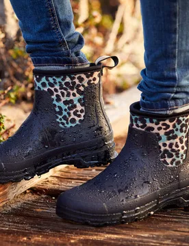 Damen Gummistiefel KELMARSH SHORTIE black/leopard camo 37 - Ariat - FashionsVida