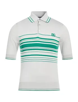 DOLCE&GABBANA Poloshirt Herren Hellgrau 44 Herren - Dolce & Gabbana - FashionsVida