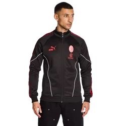 Ac Milan Men Track Tops - Black - Size S - Poly Woven - Black - Size: Small