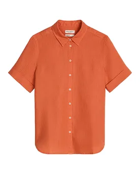 Blusa de lino naranja 38 - Marc O'Polo - FashionsVida